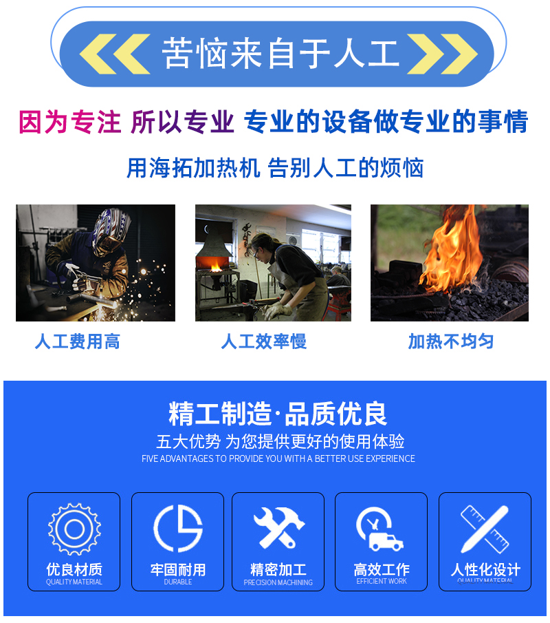 超音频绿巨人网站入口加热炉 HTY-100KW超音频淬火机设备(图2)