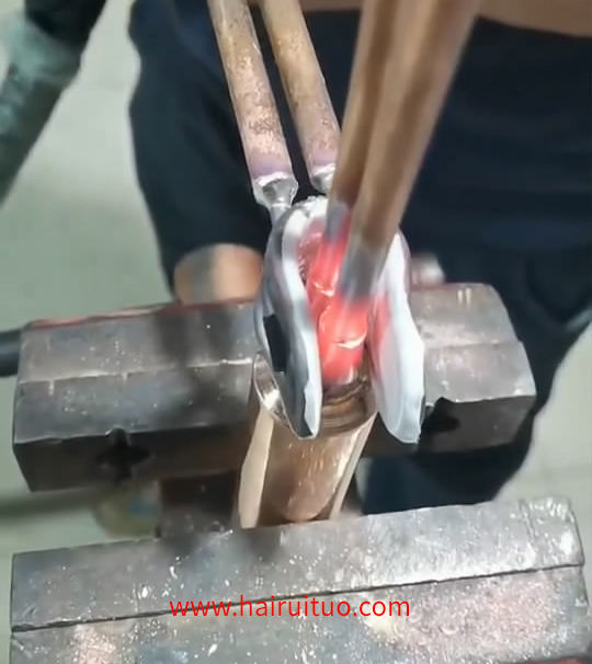 铜管焊接用手持高频绿巨人网站入口加热设备，高频焊机