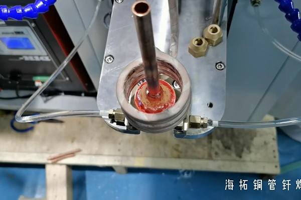 分配器尾管绿巨人网站入口钎焊机 高频绿巨人网站入口加热焊接设备